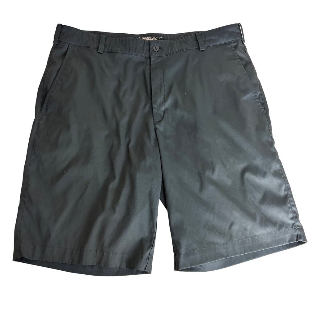 Nike Mens Chino Shorts Size 36 Black 509179 Golf Tour Performance